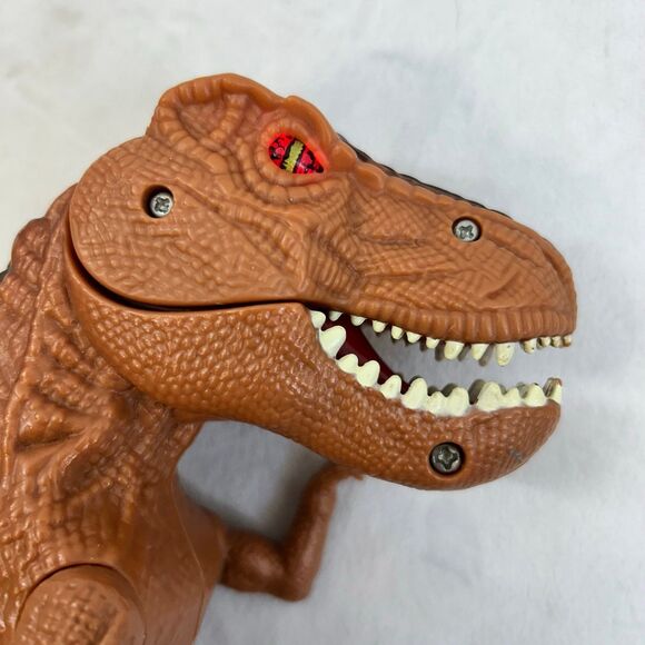 Dragon-i Toys Junior Megasaur Baby Dino Brown T-Rex Dinosaur Works - Picture 2 of 3